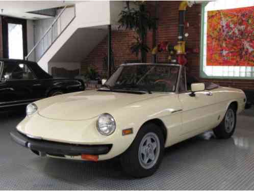 Alfa Romeo Spider Veloce (1982)