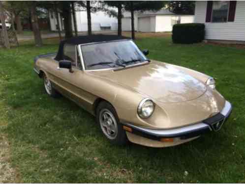 1986 Alfa Romeo Spider Veloce