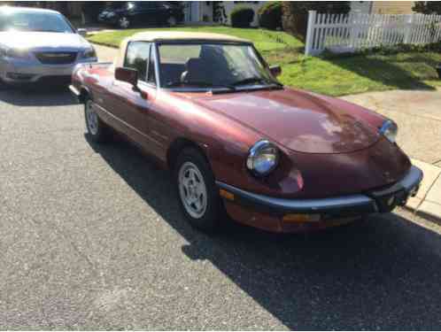 1988 Alfa Romeo Spider Veloce