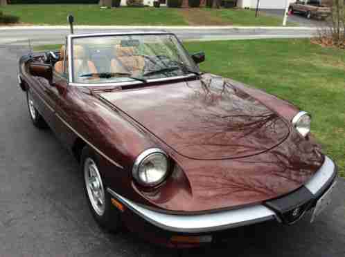 1987 Alfa Romeo Spider Veloce