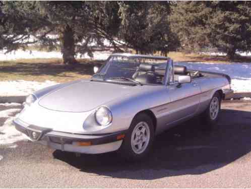 1986 Alfa Romeo Spider Veloce