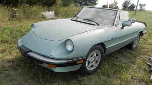 1983 Alfa Romeo Spider