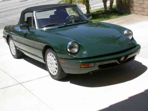 Alfa Romeo Spider Veloce 5 speed (1992)