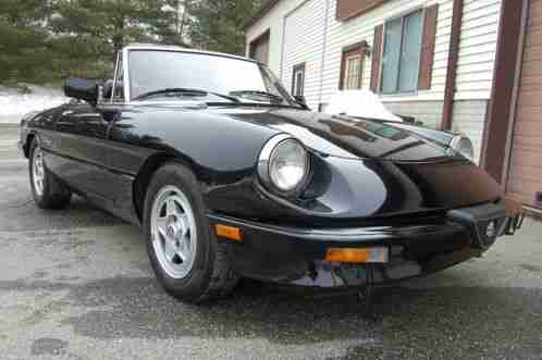 1987 Alfa Romeo Spider Veloce. New Koni Shocks+Springs 55k miles