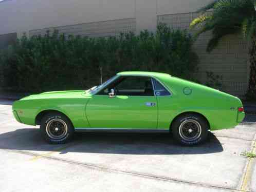 1969 AMC AMX BIG BAD GREEN