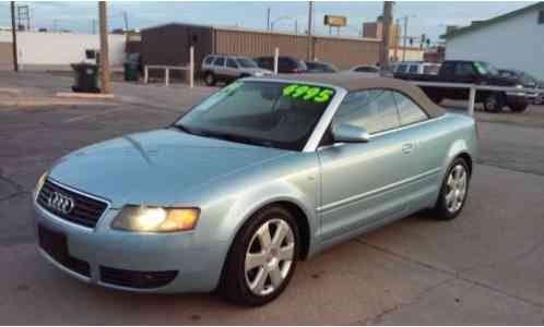 2004 Audi A4 1. 8T Convertible 2-Door CVT I4 1. 8L