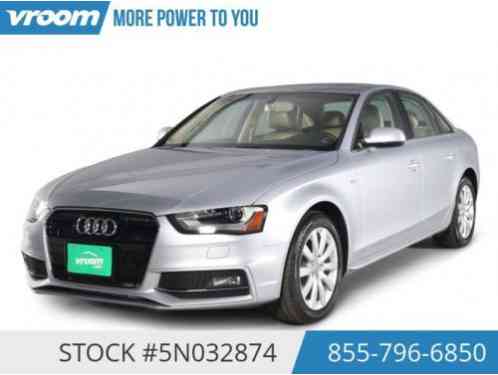 2015 Audi A4 2. 0T Premium Cert. 2015 3K MI. 1 OWNER NAV SUNROOF