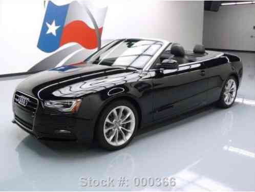 2013 Audi A5 QUATTRO PREM PLUS CABRIOLET AWD NAV