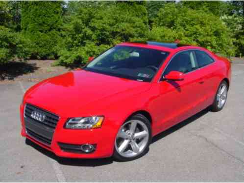 2010 Audi A5 Quattro RED 6 speed manual ULTRA LOW MILES!