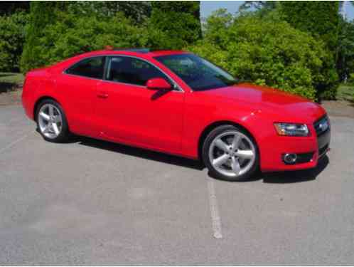 2010 Audi A5 Quattro RED 6 speed manual ULTRA LOW MILES!