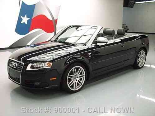 2009 Audi S4 QUATTRO CONVERTIBLE AWD NAV HTD SEATS