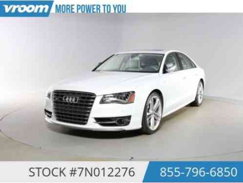 2013 Audi S8 4. 0T quattro Certified 2013 AUDI 18K MILES NAV