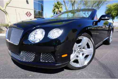 2012 Bentley Continental GT 12 Convertible GTC Mulliner V12 ONLY 10k MILES