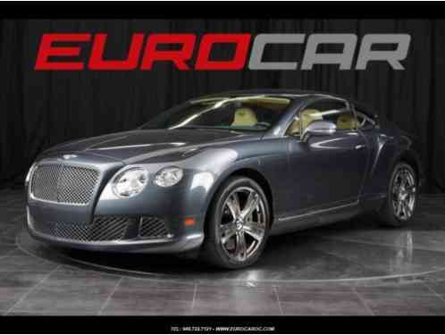 2012 Bentley Continental GT ($207, 995. 00 MSRP)