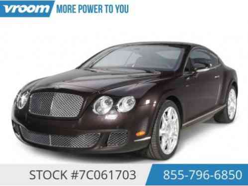 2009 Bentley Continental GT Certified 2009 22K MILES NAV REARCAM HTD SEATS