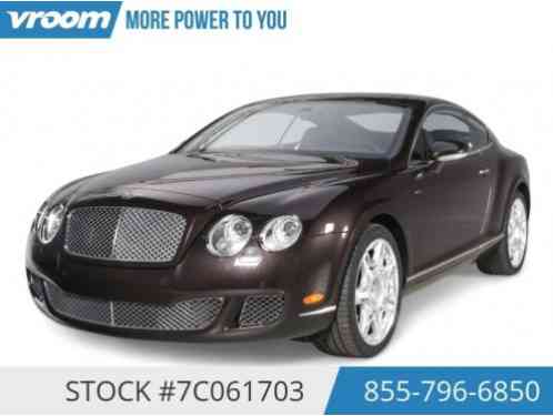 2009 Bentley Continental GT Certified 2009 22K MILES NAV REARCAM HTD SEATS