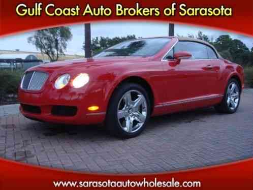 2007 Bentley Continental GT CONVERTIBLE! 26K MINT CARFAX CERT!