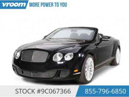 2011 Bentley Continental GT Speed Certified 2011 19K MILES NAV HTD SEATS