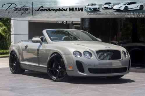 2011 Bentley Continental GT Supersports Convertible