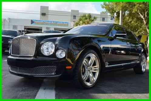 Bentley Mulsanne BLK on BLK LOADED (2011)