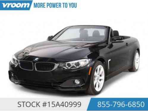 2015 BMW 4-Series i Certified 2015 826 MILES 1 OWNER NAV HTD SEATS