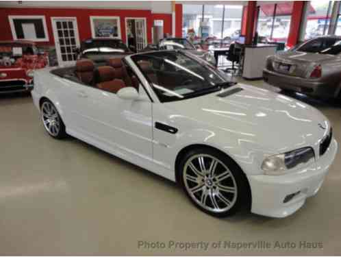 Bmw M3 2003 Convertible In A Rare White With Camel Brown Interior