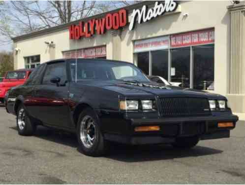 1987 Buick Regal 1987 BUICK GRAND NATIONAL SHOWROOM CONDITION