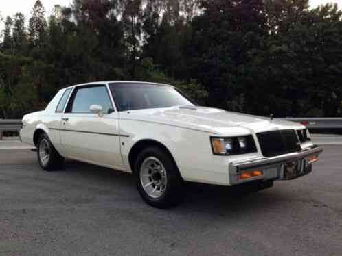 1987 Buick Regal Buick Grand National, T Type, Turbo T, Limited