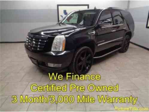 2007 Cadillac Escalade GPS Navi Heat Cool Seats Sunroof Black Wheels