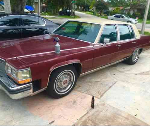Cadillac Fleetwood 1986 Hi I Have A Brougham In Very Good