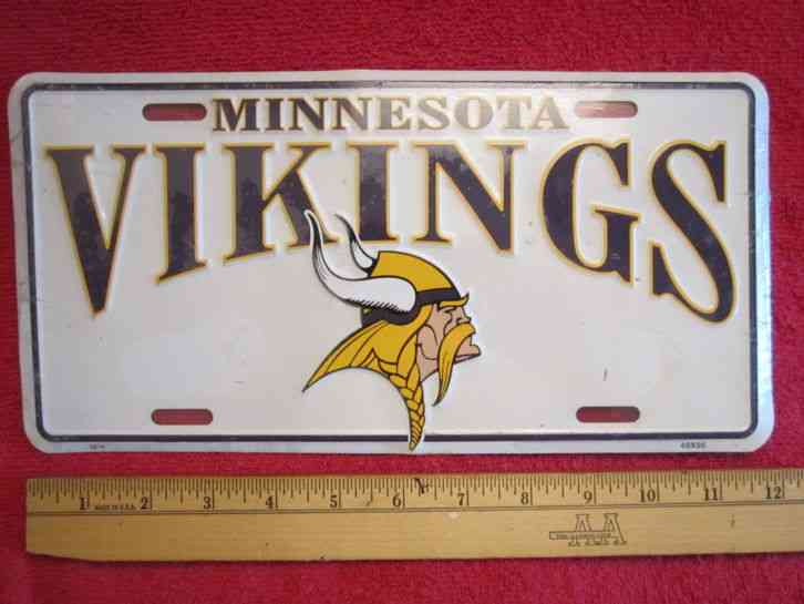 CAR TAG Vanity License Plate MINNESOTA VIKINGS [Z169A]