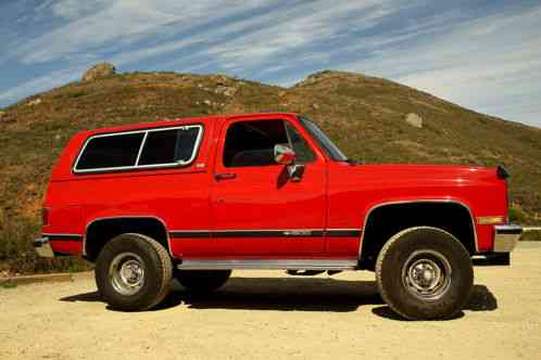 Chevrolet Blazer Silverado (1989)