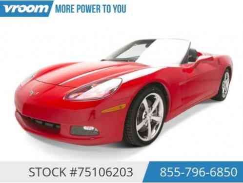 2009 Chevrolet Corvette Certified 2009 25K MILES HEATED SEATS