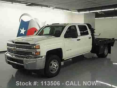 2015 Chevrolet Silverado 3500 2015 4X4 DIESEL DUALLY FLATBED 33K