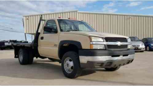 2004 Chevrolet Silverado 3500 DURAMAX DIESEL MANUAL SINGLE CAB FLAT BED DUALLY