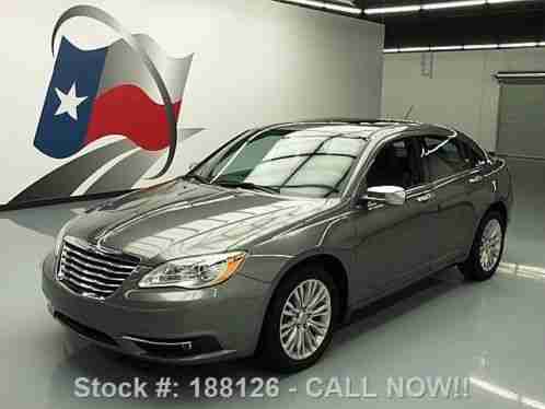 2012 Chrysler 200 Series 2012 200 LIMITED SUNROOF HTD LEATHER NAV 31K