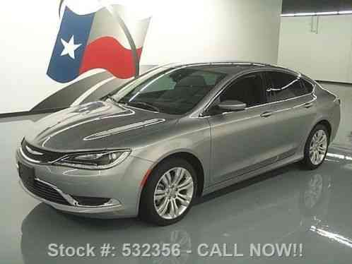 2015 Chrysler 200 Series LTD REARVIEW CAM ALLOY WHEELS