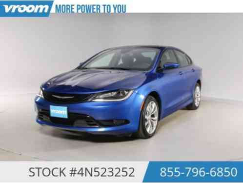 2015 Chrysler 200 Series S Certified 2015 14K MILES NAV REARCAM 1 OWNER