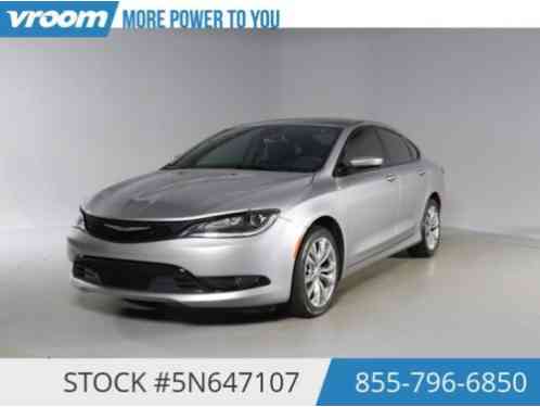 2015 Chrysler 200 Series S Certified 2015 7K MILE 1 OWNER REARCAM BLUETOOTH