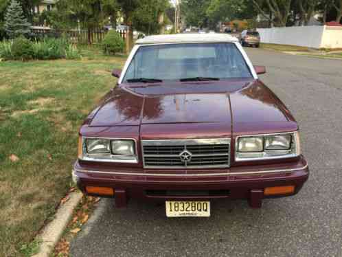 Chrysler LeBaron (1986)