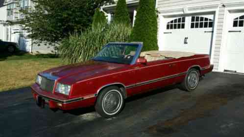 Chrysler LeBaron Convertible (1983)