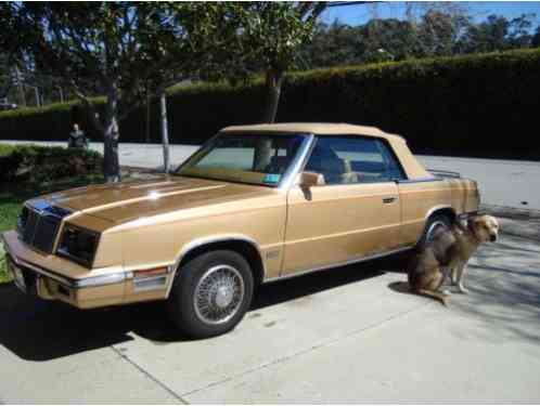 1985 Chrysler LeBaron