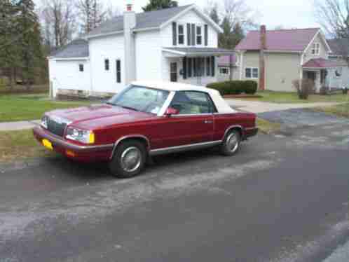 1986 Chrysler LeBaron