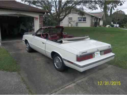 1985 Chrysler LeBaron none