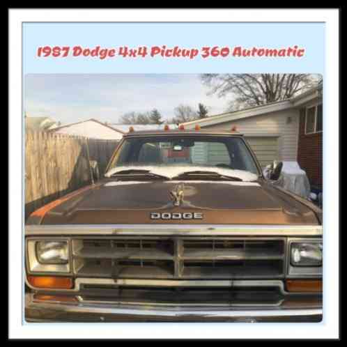 1987 Dodge Ram 1500 FULLSIZE PICKUP TRUCK