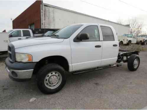 2004 Dodge Ram 2500 4X4 CREW CAB 8 FT CHASSIS 140. 50 WB V8 AUTO