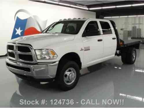 2014 Dodge Ram 3500 TRADESMAN 4X4 DIESEL DRW FLAT BED!!