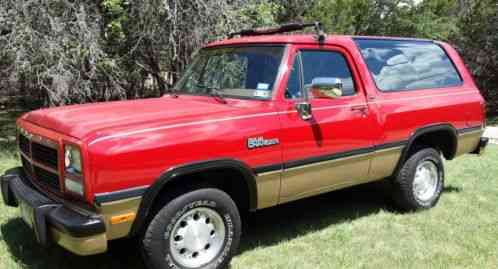 Dodge Ramcharger Canyon Sport (1991)