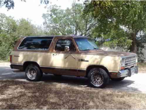 1985 Dodge Ramcharger