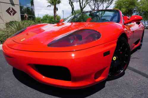 2003 Ferrari 360 03 360 Spider RARE 6 Speed Manual